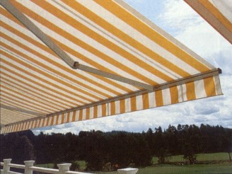 Perma Ibiza Retractable Arm Awning Hand or Motor operated.